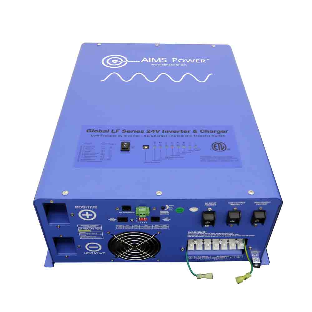 6000W 120V/240V Pure Sinewave Inverter/Charger, ETL/CSA Listed
