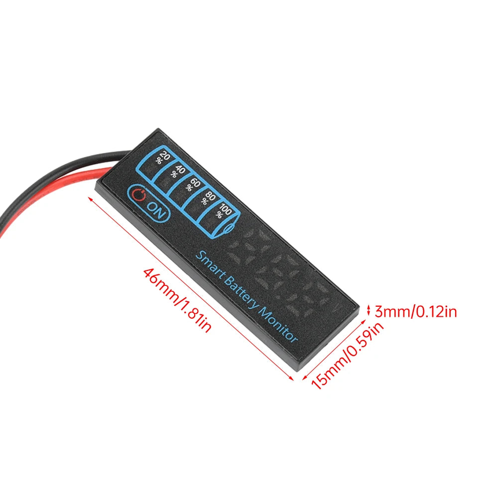 DC7-40V Battery Level Indicator 12V 24V 36V 48V Acid/Lipo Lithium