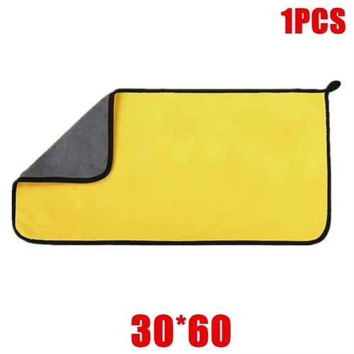 1/2/3/6/10pcs 30X60cm Microfiber Car Cleaning Towels Soft Quick Drying