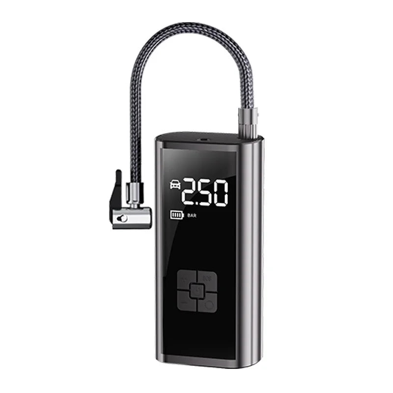 Car Wireless Air Pump Air Compressor Tire Ball Inflator Led Light Tire