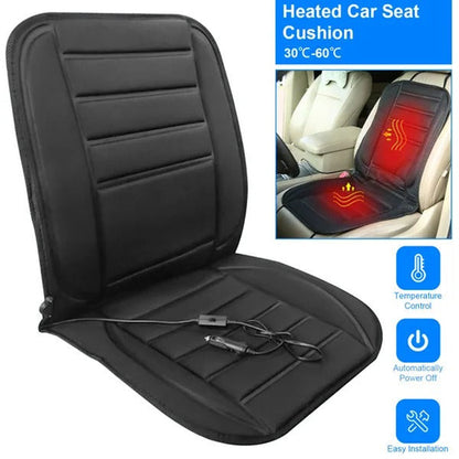 Heated Car Seat Cushion 12V Auto Seat Cover Warmer With Adjustable