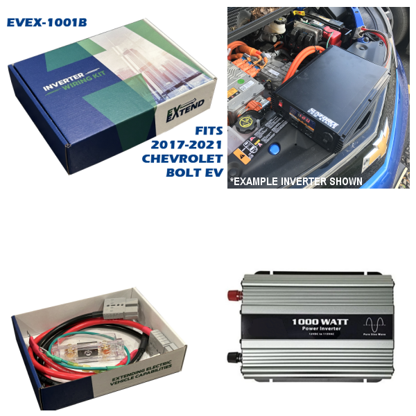 2017-2021 Chevrolet Bolt EV Inverter Power Wiring Kit