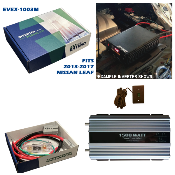 2013-2017 Nissan LEAF Inverter Power Wiring Kit