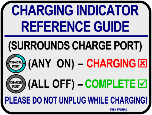 Ford Electric Vehicle Charging Reference Magnet