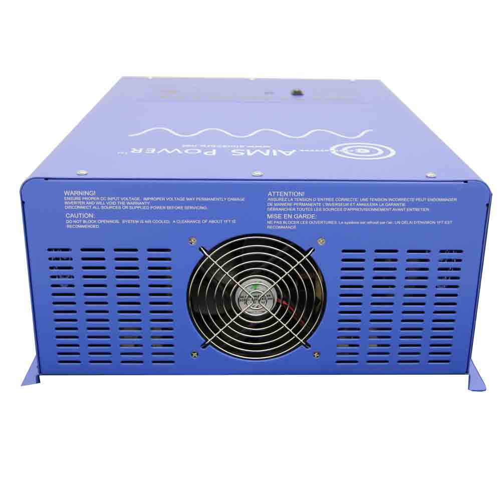 6000W 120V/240V Pure Sinewave Inverter/Charger, ETL/CSA Listed