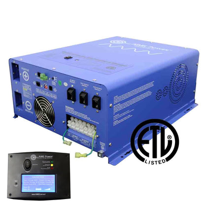 6000W 120V/240V Pure Sinewave Inverter/Charger, ETL/CSA Listed