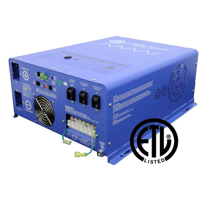 6000W 120V/240V Pure Sinewave Inverter/Charger, ETL/CSA Listed