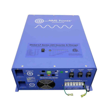 6000W 120V/240V Pure Sinewave Inverter/Charger, ETL/CSA Listed