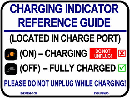 Toyota Prius Plug-in (2012-2016) Charging Reference Magnet