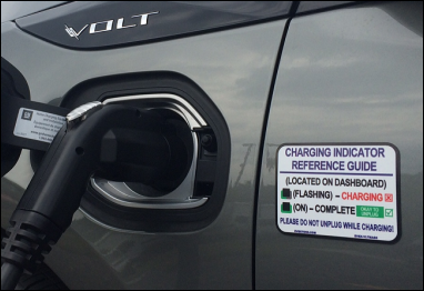 Chevrolet and Cadillac Electric Vehicle Charging Reference Magnet